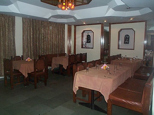 Another view of the Hotel Basera restaurant